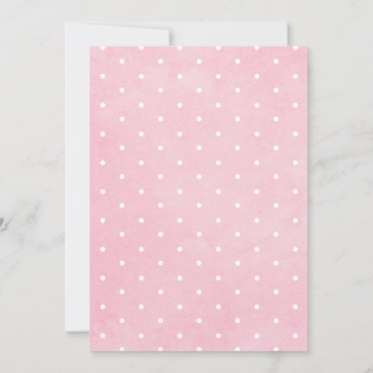 Kitty Cat Pink Niedlich Dankeschön Karte (Rückseite)