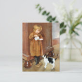 Kitty Cat Postkarte (Stehend Vorderseite)