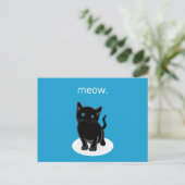 Kitty Cat Postkarte (Stehend Vorderseite)