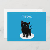 Kitty Cat Postkarte (Vorne/Hinten)