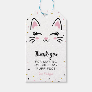 Kitty Cat Purrfect Geburtstag Vielen Dank Geschenkanhänger