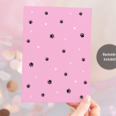 Kitty Cat Retro Birthday Einladung