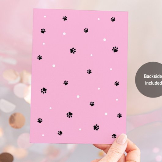 Kitty Cat Retro Birthday Einladung