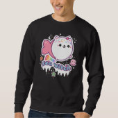 Kitty Cat Sea Hexe Sweatshirt (Vorderseite)