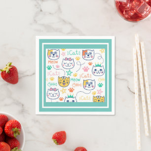 Kitty Cat Serviette