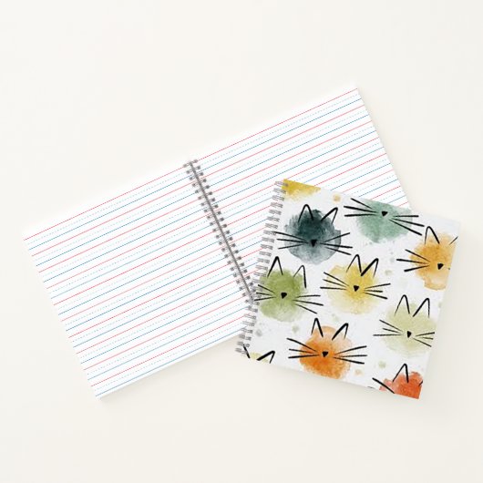 Kitty Cat Square Spiral Notebook Notizblock (Innenseite)