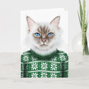 Kitty Cat Sweater Karte