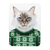 Kitty Cat Sweater Magnet (Vertikal)
