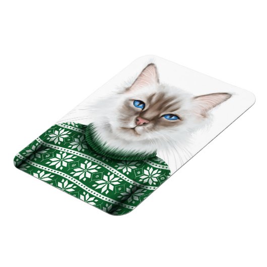 Kitty Cat Sweater Magnet (Linke Seite)