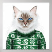 Kitty Cat Sweater Poster (Vorne)