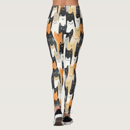 Kitty Cat-Tarnleggung Leggings (Rückseite)