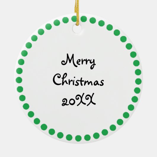 Kitty Cat trinken Boba Tee Keramik Ornament (Hinten)