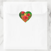 Kitty Cat Valentine Herz-Aufkleber (Tasche)