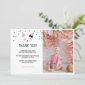 Kitty Cat Vielen Dank Karten mit Foto (Stehend Vorderseite)