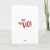 Kitty Cat Weihnachtsfeiertag Grußkarte Feiertagskarte (Rückseite)