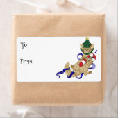 Kitty Cat Weihnachtsgeschenke Labels (Insitu)