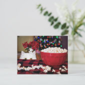 Kitty Cat Weihnachtsverlockung Postkarte (Stehend Vorderseite)