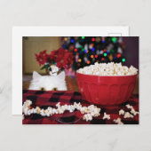 Kitty Cat Weihnachtsverlockung Postkarte (Vorne/Hinten)