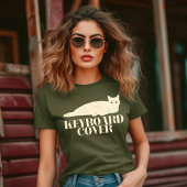 Kitty Cat, wie eine Tastatur-Abdeckung T-Shirt