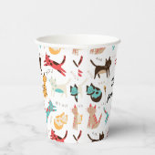 Kitty Cats auf der ganzen Welt Pappbecher (Rechts)