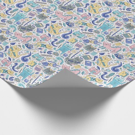 Kitty Cats Geschenkpapier - Abschluss - Geschenke (Ecke)