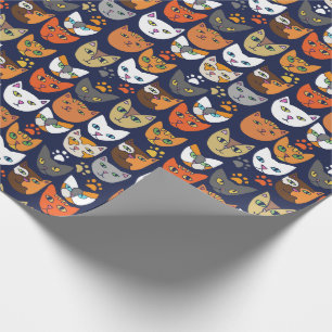 Kitty Cats jeden Caterday Geschenkpapier
