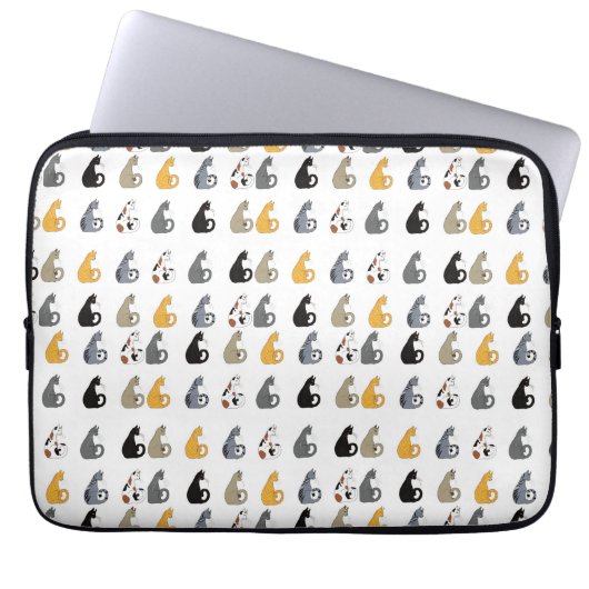 Kitty Cats laptop cover (Vorderseite)