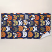 Kitty Cats Pattern Cat Person Strandtuch (Vorderseite)