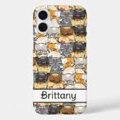 Kitty Cats Personalisiert Case-Mate iPhone Hülle (Rückseite)