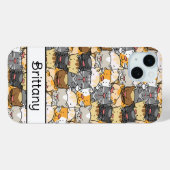 Kitty Cats Personalisiert Case-Mate iPhone Hülle (Rückseite (Horizontal))