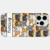 Kitty Cats Personalisiert Case-Mate iPhone Hülle (Rückseite (Horizontal))