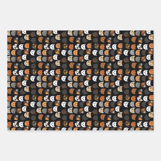 Kitty Cats überall Geschenkpapier Set (Vorderseite 2)