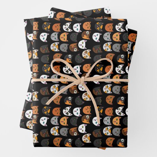 Kitty Cats überall Geschenkpapier Set (Beispiel)