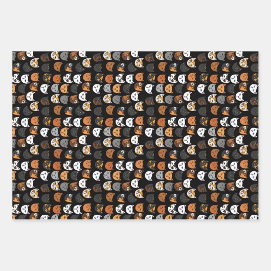 Kitty Cats überall Geschenkpapier Set (Vorderseite)