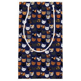 Kitty Cats überall Muster Kleine Geschenktüte