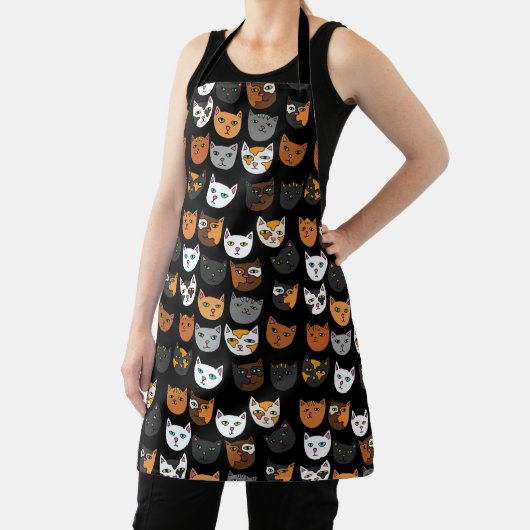Kitty Cats überall Muster Schürze (InSitu)