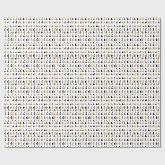 Kitty Cats Wrapping paper Geschenkpapier (Flach)