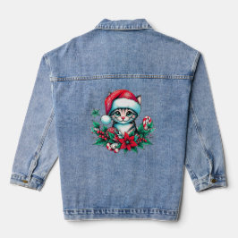 Kitty Christmas Jeansjacke