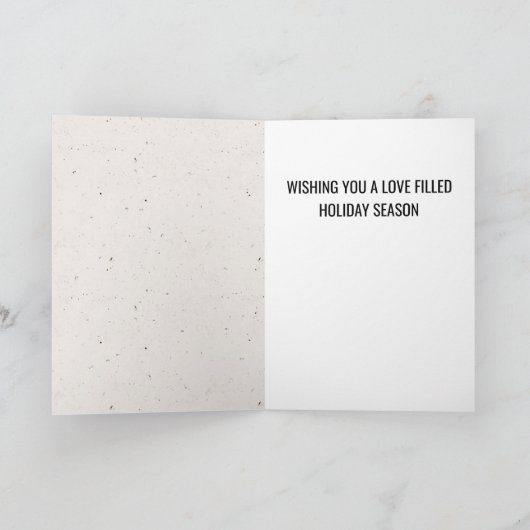 Kitty Christmas Lights Karte (Innenseite)