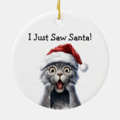 Kitty Christmas Mischief Cat Ornament (Hinten)
