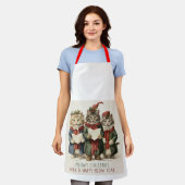 Kitty Christmas Schürze (Getragen)