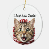 Kitty Christmas Spaß Cat Ornament (Links)