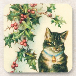 Kitty Christmas Untersetzer