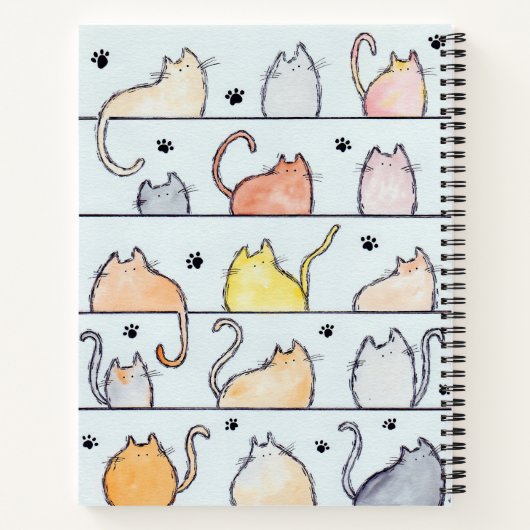 Kitty City Notebook Notizbuch (Rückseite)