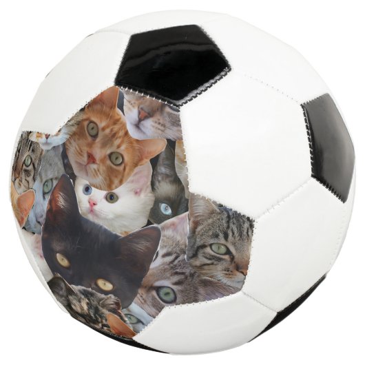 Kitty Collage Fußball (Dreiviertel)