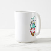 Kitty Cone Süße Katze Eiscreme Kawaii Kaffeetasse (VorderseiteRechts)