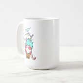 Kitty Cone Süße Katze Eiscreme Kawaii Kaffeetasse (Vorderseite Links)
