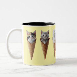 Kitty Cones Zweifarbige Tasse