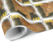 Kitty "COOL CAT" Wrapping Paper Geschenkpapier (Rolleneckpunkt)