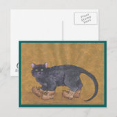 Kitty Costume Postkarte (Vorne/Hinten)